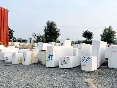 Vietnam White block Marble