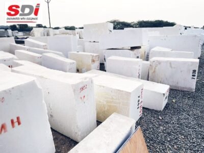 Vietnam White block Marble