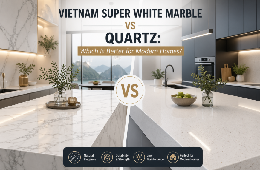 Vietnam Super White Marble vs Quartz: Which Is Better for Modern Homes?